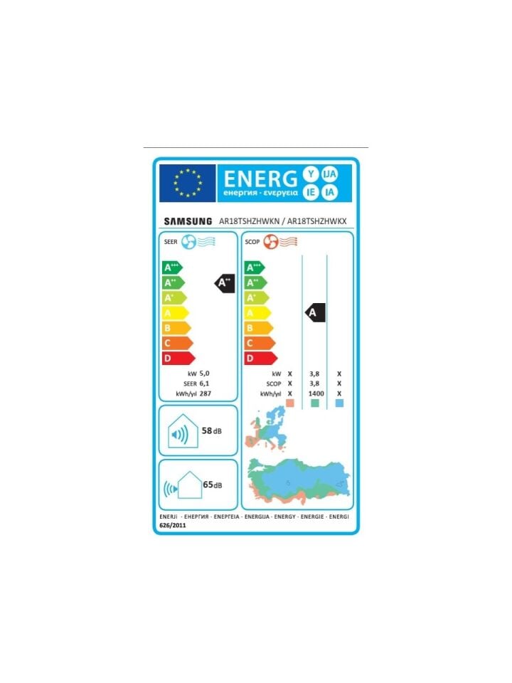 Samsung WindFree Premium AR18BXFCMWK/SK 18000 BTU A++ Duvar Tipi Klima